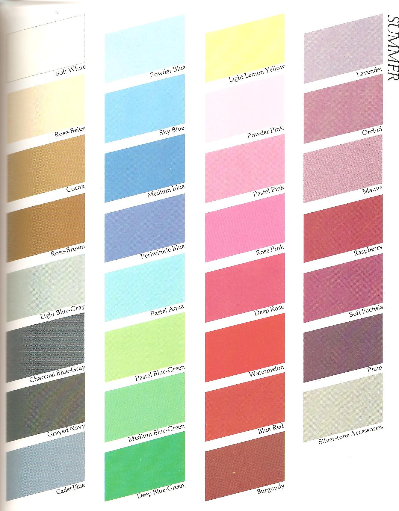 Image result for carole jackson summer palettes
